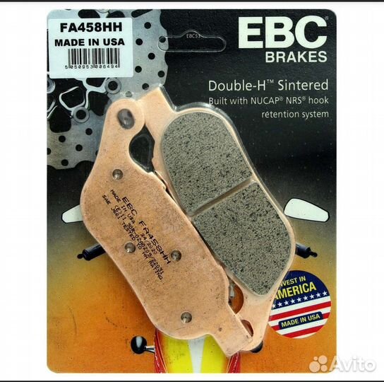 Тормозные колодки EBC fa409hh для Harley Davidson