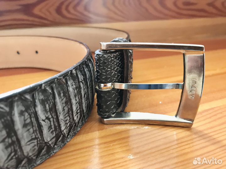 Ремень кожа рептилий Италия новый