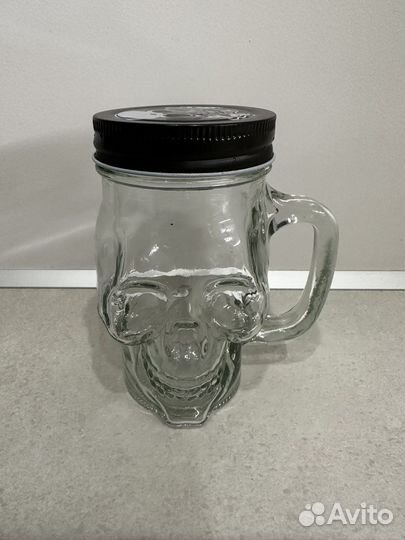 Кружка пивная стакан Череп modi