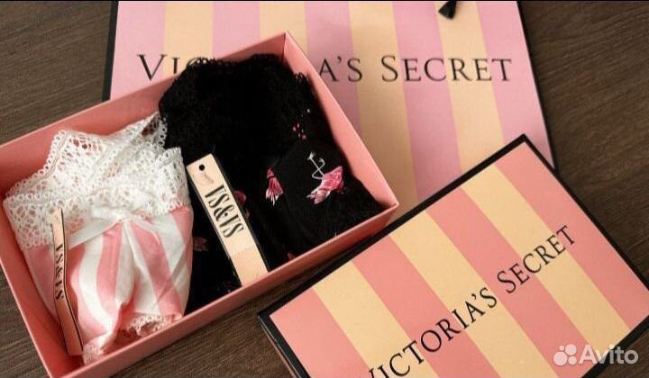 Трусы victoria secret с фламинго