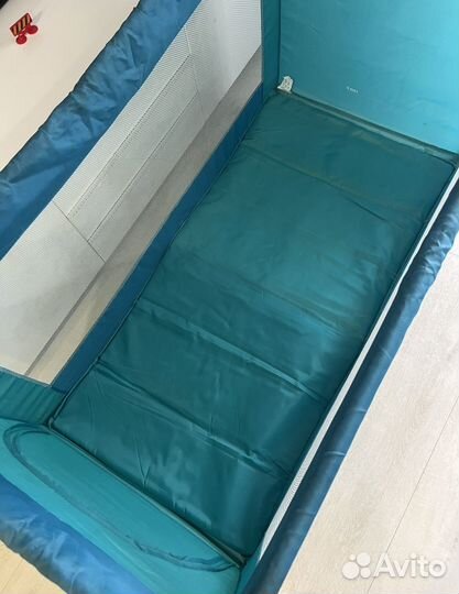 Манеж кровать с матрасом