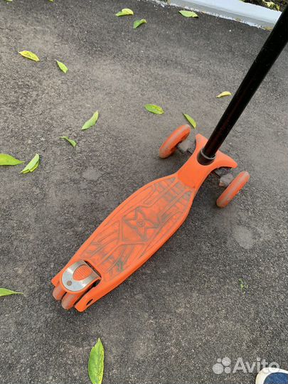 Самокат детский трехколесный бу