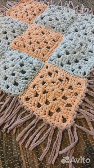 Коврик из трикотажной пряжи