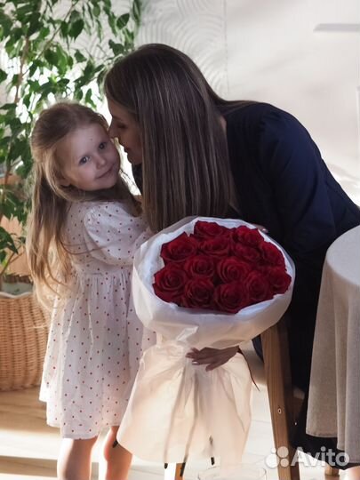 Букет красных роз