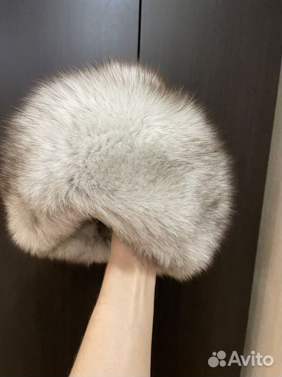 Шапка женская песец