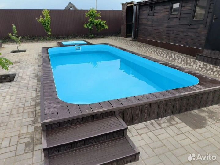 Пластиковый бассейн