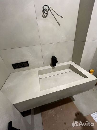 Раковина в ванную из керамогранита