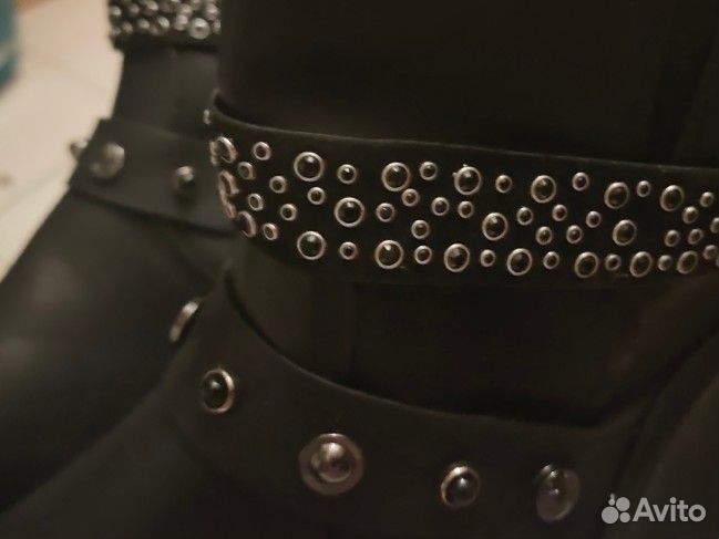 Полусапоги искусственная кожа байка