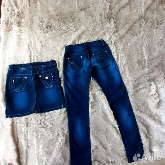 Юбка,джинсы