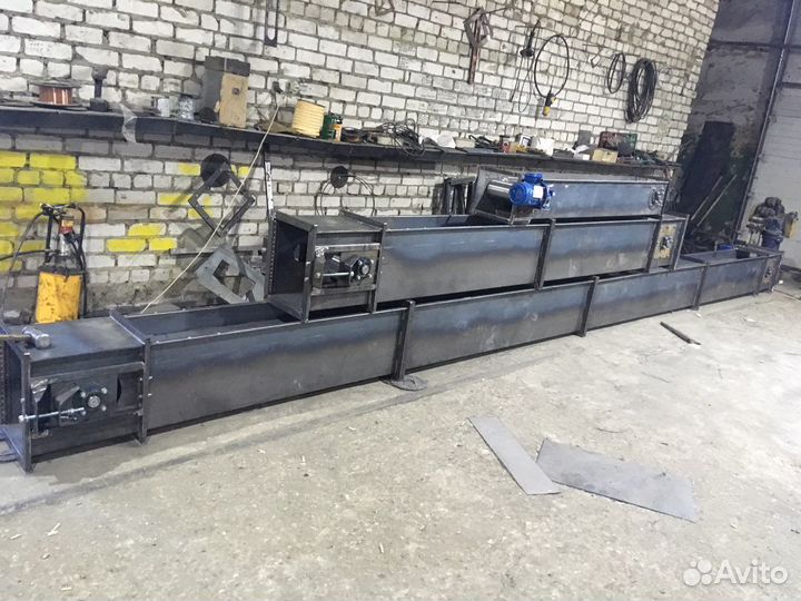 Транспортер ленточный. Конвейер скребковый