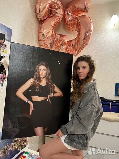 Портрет по фото на холсте