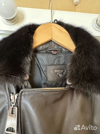 Кожаная куртка женская