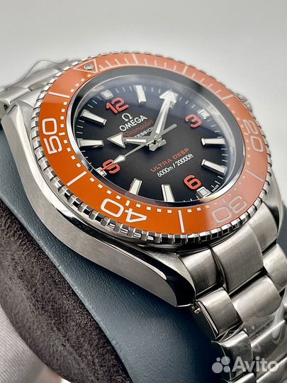 Часы omega seamaster 6000m ultra deep orange