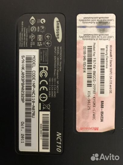 Нетбук samsung nc110