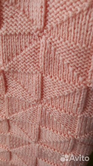 Плед детский вязаный ручная работа