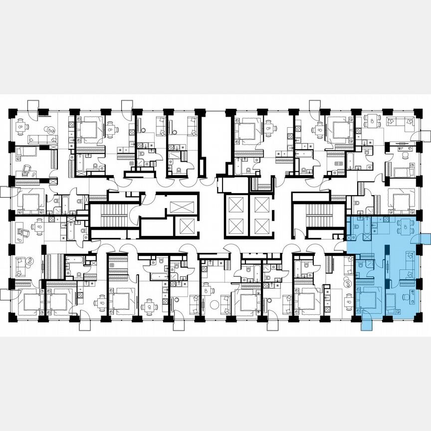 3-к. квартира, 66,8 м², 15/64 эт.