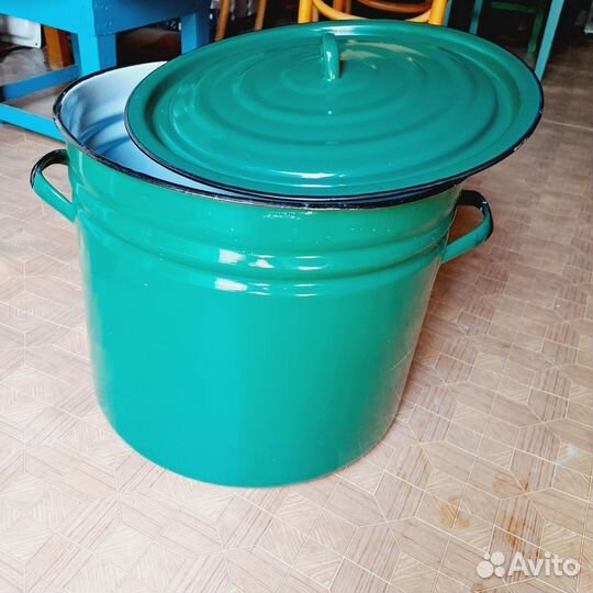 Кастрюля эмалированная 40 литров