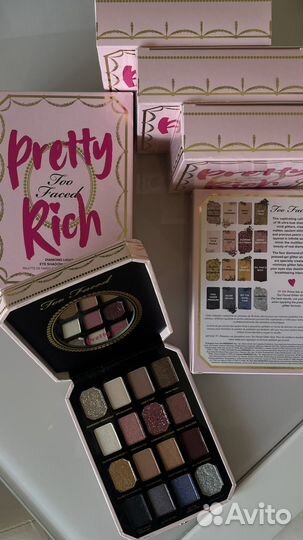 TOO faced diamond light pretty rich палетка теней