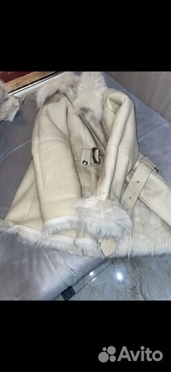 Дубленка натуральная для девочки 4-6 лет