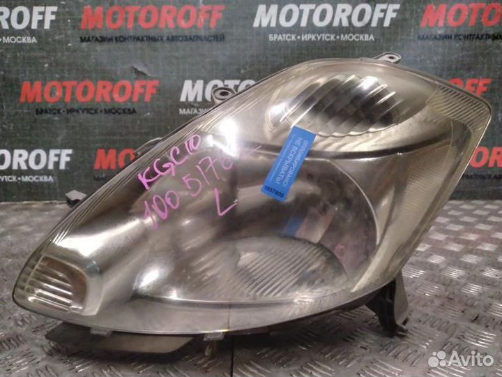 Фара левая Пассо KGC10 100-51762 А09