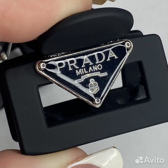 Заколка крабик prada и chanel