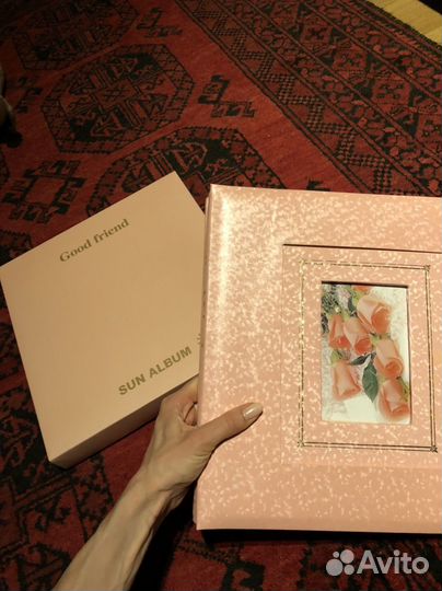 Фотоальбом розовый