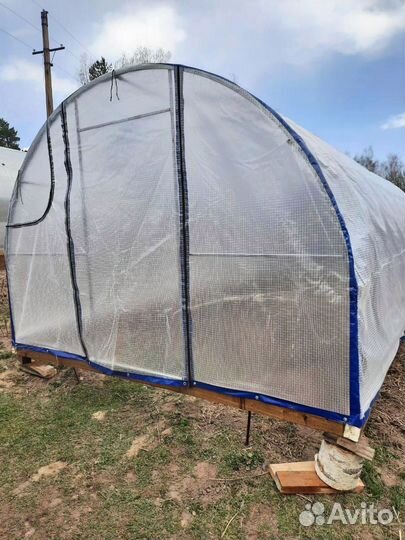 Теплица с чехлом