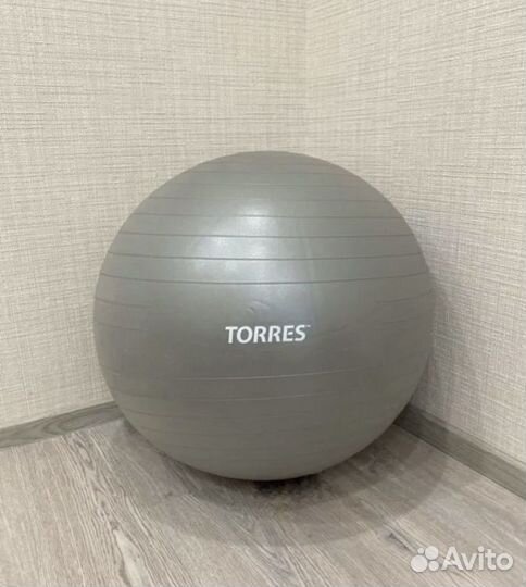 Новый гимнастический мяч 75 см фитбол Torres