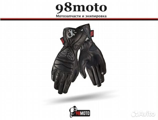 Мотоперчатки женские Shima Caldera, Black