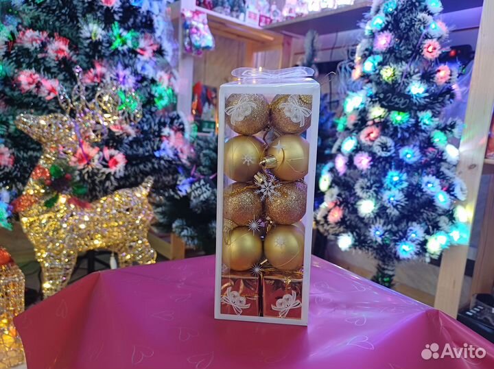 Набор елочных шаров в ассортименте