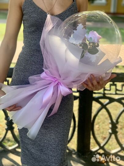 Цветы (роза в шаре )