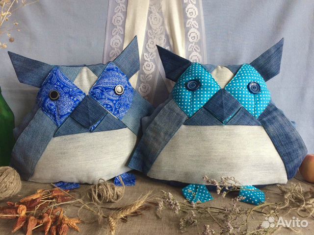 Мягкая игрушка ручной работы сова