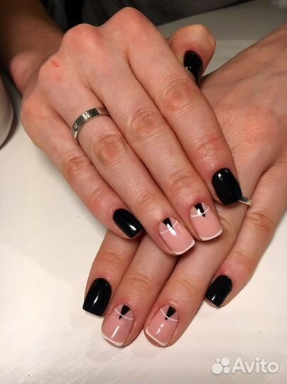 Покрытие-Шеллак. наращивание ногтей