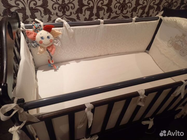 Детский матрас и мягкие бортики