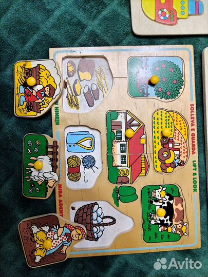 Деревянные пазлы