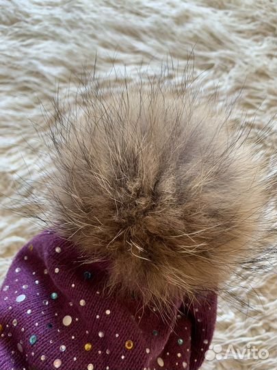 Шапка для девочки зима