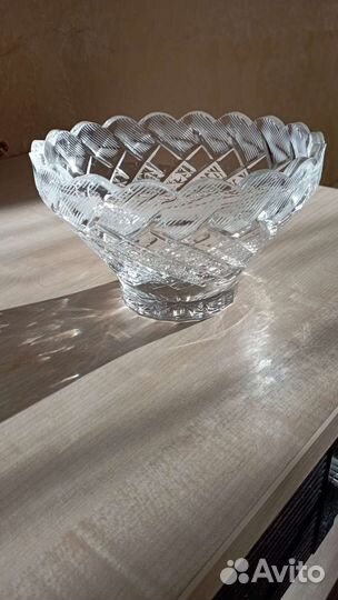 Салатник хрустальный