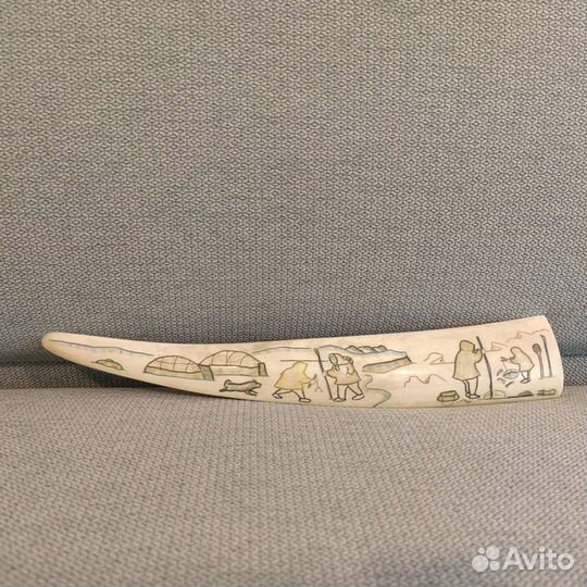 Клык моржа (имитация) Уэлен86