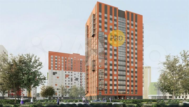 2-к. квартира, 48 м², 3/17 эт.