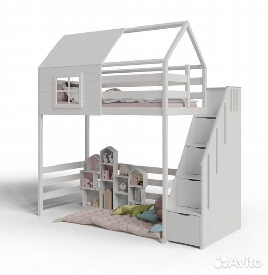 Кровать для ребенка от 3 лет из дерева