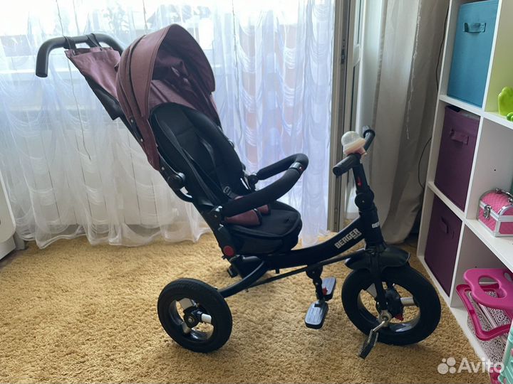 Велосипед трехколесный с ручкой