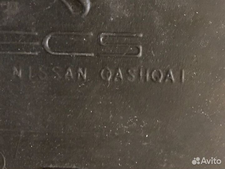 Коврик оригинал в багажник nissan qashqai