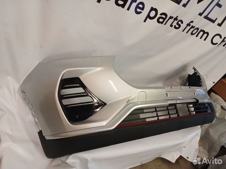 Бампер передний Cherry Tiggo 7 pro серый