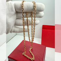 Цепочка золотая якорная 55 грамм (алмазная грань)