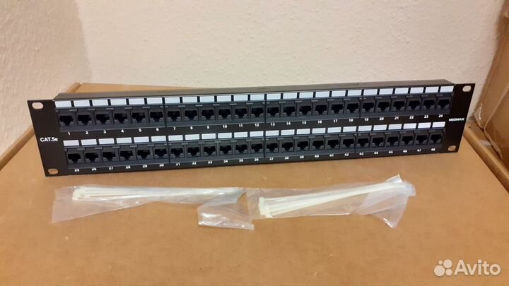 Neomax патч-панель UTP, 48 портов cat. 5e 19