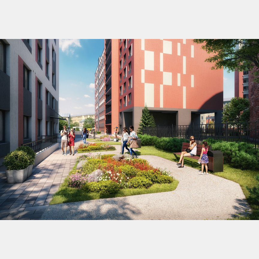 Апартаменты-студия, 33,4 м², 6/13 эт.