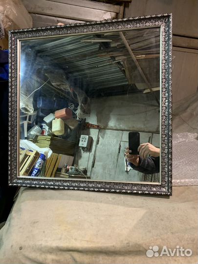 Зеркало LI Tempo del 60x60 см. Серебро Италия