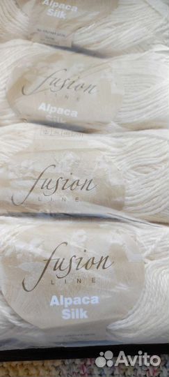 Пряжа Альпака шёлк Перу