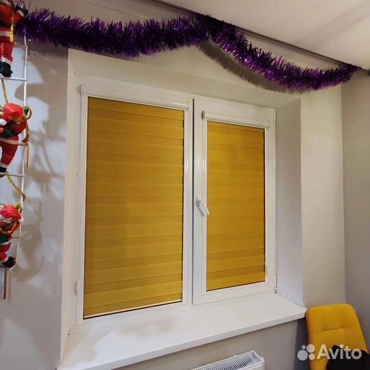 Рулонные шторы Зебра