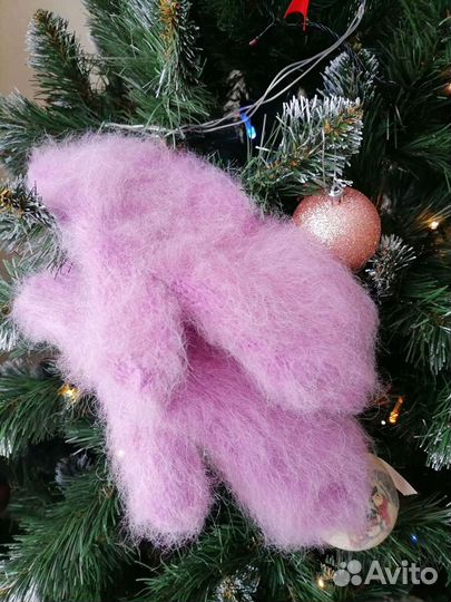 Варежки ручной работы